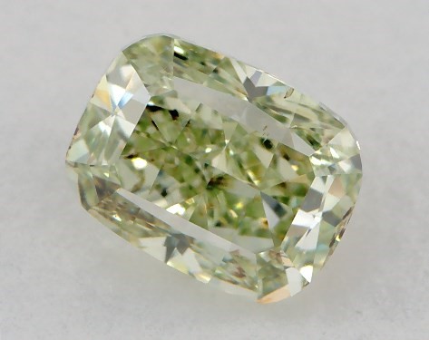  0.53 Carat Green SI1  cushion modified diamond